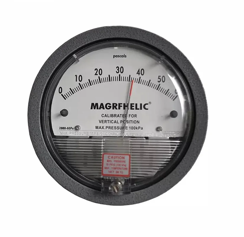 گیج اختلاف فشار اتاق تمیز(60--60 پاسگال)